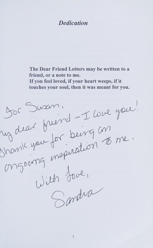 Dear Friend Letters