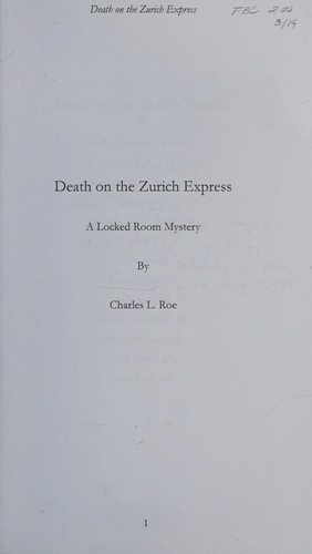 Death on the Zurich Express