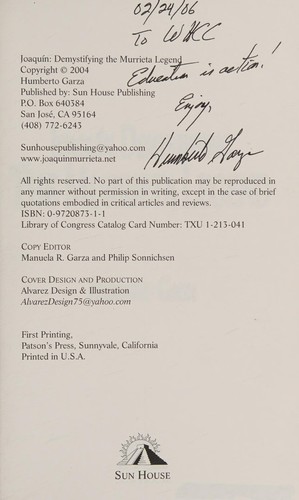 Demystifying the Murrieta Legend