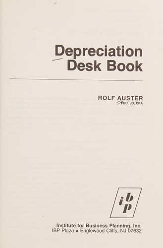 Depreciation desk book
