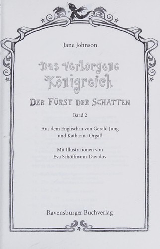 Der Furst Der Schatten (German Edition)