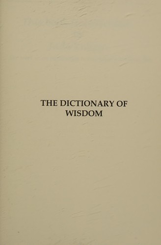 The Dictionary of Wisdom