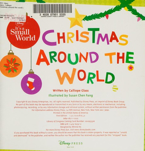 Disney It's a Small World Christmas Around the World