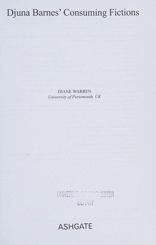 Djuna Barnes' consuming fiction