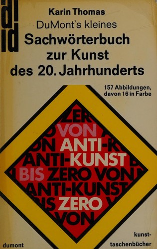 DuMont's kleines Sachwörterbuch zur Kunst des 20. Jahrhunderts
