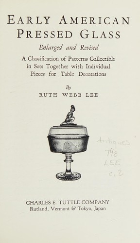 Early American pressed glass