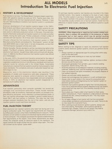 Electronic fuel injection