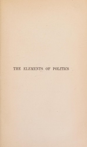 Elements of Politics