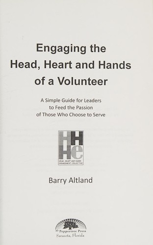Engaging the Head, Heart and Hands of a Volunteer