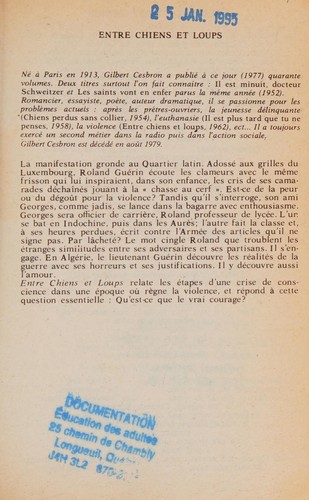 Entre chiens et loups