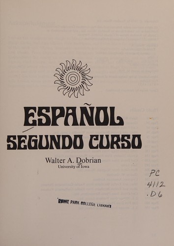 Español: segundo curso