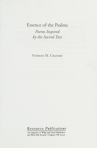 Essence of the Psalms