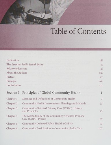 Essentials of global community health