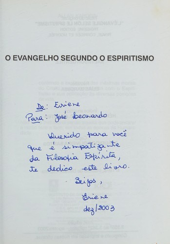 Evangelho Segundo o Espiritismo, O
