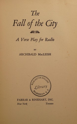 The Fall of the City