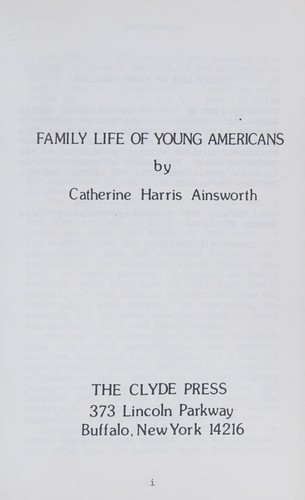 Family Life of Young Americans