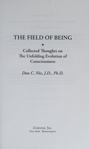 The Field of Being
