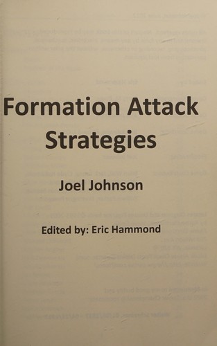 Formation Attack Strategies