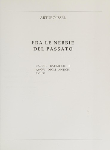 Fra Le Nebbie del Passato (Italian Edition)