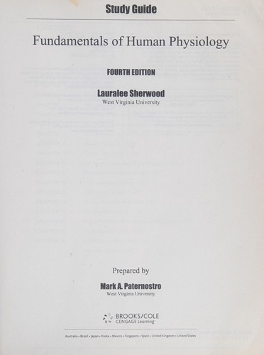Fundamentals of human physiology