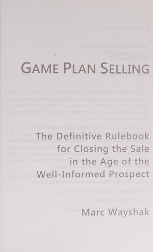 Game Plan Selling