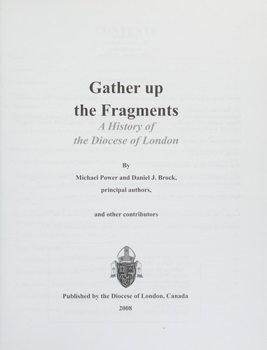 Gather up the Fragments