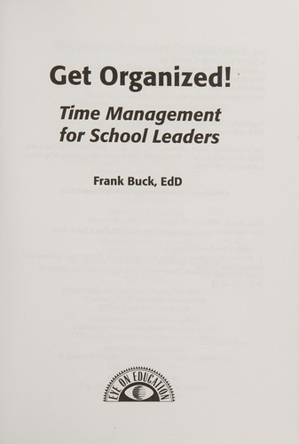 Get organized!