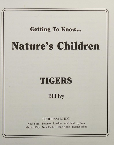 Getting to Know Nature's Children