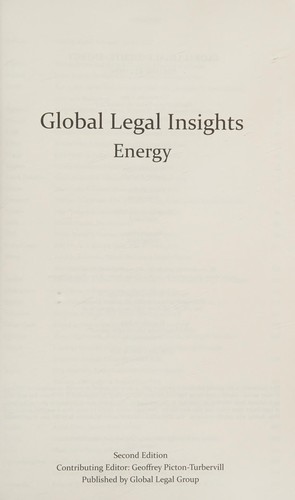 Global Legal Insights - Energy