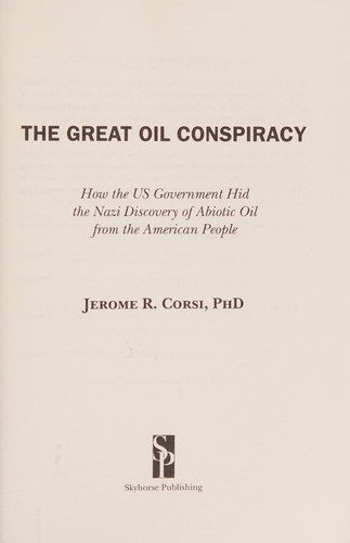 Great Oil Conspiracy