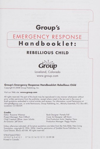 Group's Emergency Response Handbooklet