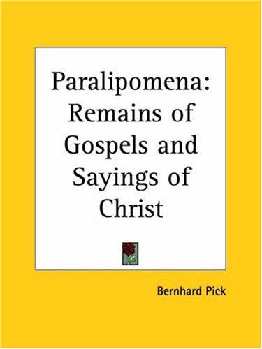 Paralipomena