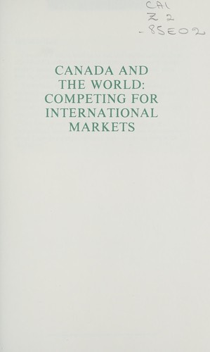 CANADA AND THE WORLD