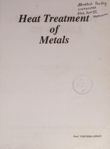 Heat Treatment Of Metals