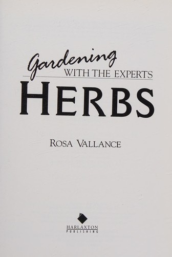 Herbs Gardening With the Experts