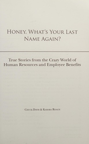Honey, What's Your Last Name Again?