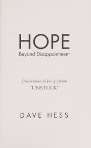 Hope Beyond Disappointment