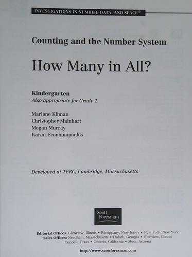 How Many in All? Counting and the Number System