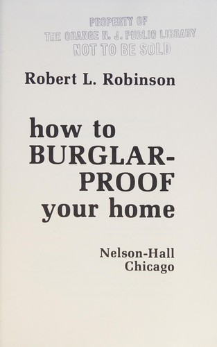 How to Burglar-Proof Your Home