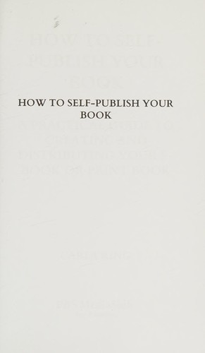 How to Self-Publish Your Book