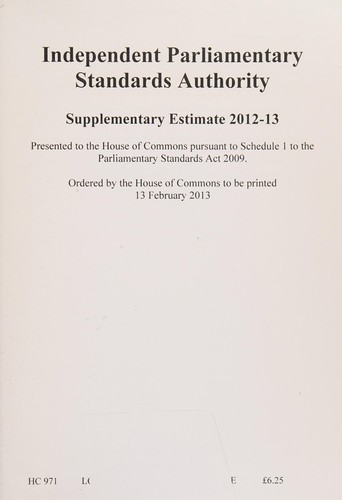 Independent Parliamentary Standards Authority