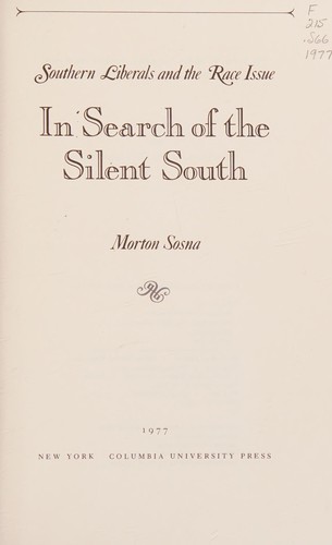 In search of the silent South
