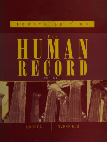 Human Record, Fourth Edition Volume B