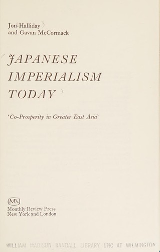 Japanese Imperialism Today