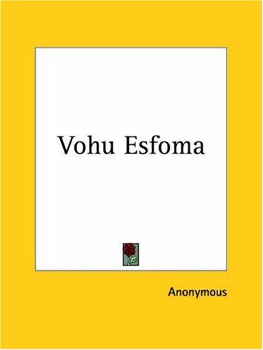 Vohu Esfoma