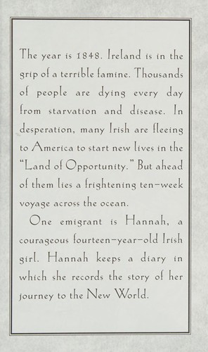 Journey to the New World...My Diary of 1848