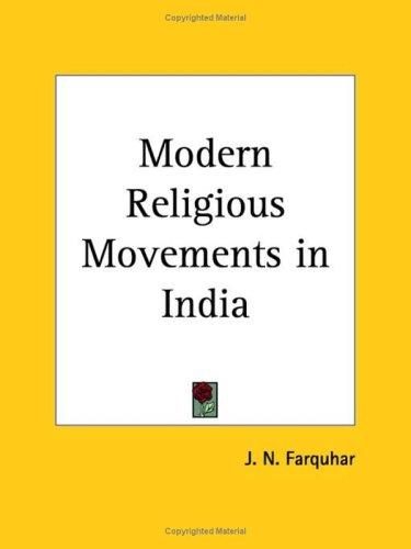 Modern religious movements in India