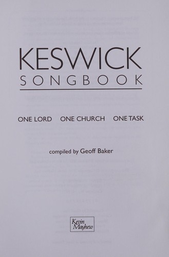 Keswick Songbook