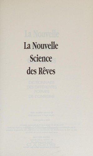 La nouvelle science des rÃªves