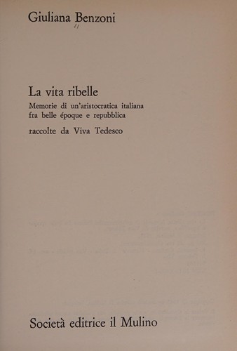 La vita ribelle